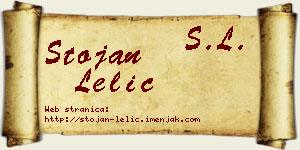 Stojan Lelić vizit kartica